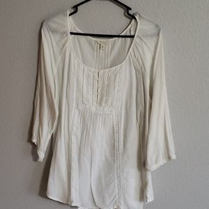 Sonoma XL sheer blouse